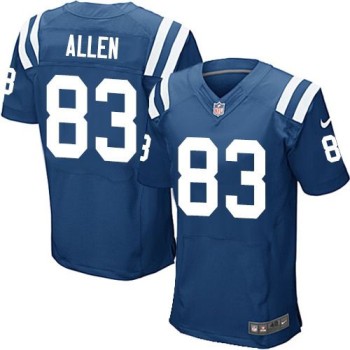Colts #83 Dwayne Allen Royal Blue Team Color Men's Stitched NFL Elite Jersey Colts #83 Dwayne Allen Royal Blue Team Color Men's Stitched NFL Elite Jersey