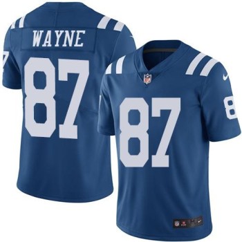 Colts #87 Reggie Wayne Royal Blue Men's Stitched NFL Limited Rush Jersey Colts #87 Reggie Wayne Royal Blue Men's Stitched NFL Limited Rush Jersey