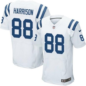 Colts #88 Marvin Harrison White Men's Stitched NFL Elite Jersey Colts #88 Marvin Harrison White Men's Stitched NFL Elite Jersey