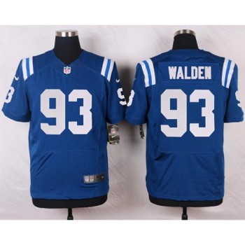 Colts #93 Erik Walden Royal Blue Team Color Men's Stitched NFL Elite Jersey Colts #93 Erik Walden Royal Blue Team Color Men's Stitched NFL Elite Jersey