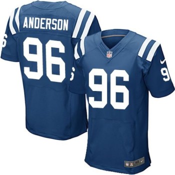 Colts #96 Henry Anderson Royal Blue Team Color Men's Stitched NFL Elite Jersey Colts #96 Henry Anderson Royal Blue Team Color Men's Stitched NFL Elite Jersey