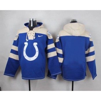 Colts Blank Royal Blue Player Pullover NFL Hoodie Colts Blank Royal Blue Player Pullover NFL Hoodie