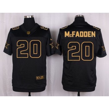 Cowboys #20 Darren McFadden Black Men's Stitched NFL Elite Pro Line Gold Collection Jersey Cowboys #20 Darren McFadden Black Men's Stitched NFL Elite Pro Line Gold Collection Jersey