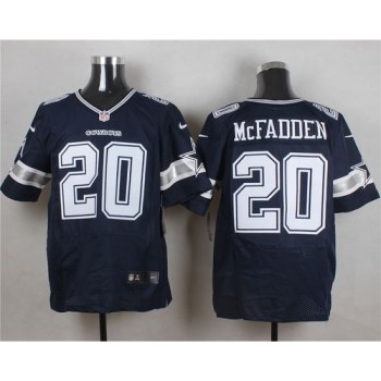 Cowboys #20 Darren McFadden Navy Blue Team Color Men's Stitched NFL Elite Jersey Cowboys #20 Darren McFadden Navy Blue Team Color Men's Stitched NFL Elite Jersey
