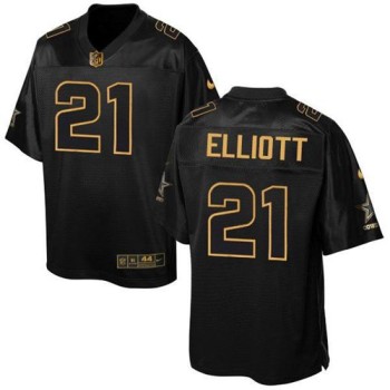Cowboys #21 Ezekiel Elliott Black Men's Stitched NFL Elite Pro Line Gold Collection Jersey Cowboys #21 Ezekiel Elliott Black Men's Stitched NFL Elite Pro Line Gold Collection Jersey