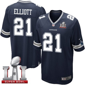 Cowboys #21 Ezekiel Elliott Navy Blue Team Color Youth Stitched NFL Super Bowl LI 51 Elite Jersey Cowboys #21 Ezekiel Elliott Navy Blue Team Color Youth Stitched NFL Super Bowl LI 51 Elite Jersey
