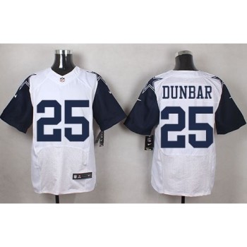 Cowboys #25 Lance Dunbar White Men's Stitched NFL Elite Rush Jersey Cowboys #25 Lance Dunbar White Men's Stitched NFL Elite Rush Jersey