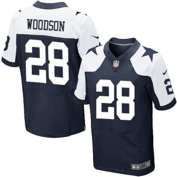 Cowboys #28 Darren Woodson Navy Blue Thanksgiving Throwback Men's Stitched NFL Elite Jersey Cowboys #28 Darren Woodson Navy Blue Thanksgiving Throwback Men's Stitched NFL Elite Jersey
