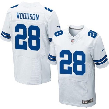 Cowboys #28 Darren Woodson White Men's Stitched NFL Elite Jersey Cowboys #28 Darren Woodson White Men's Stitched NFL Elite Jersey