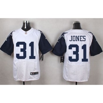 Cowboys #31 Byron Jones White Men's Stitched NFL Elite Rush Jersey Cowboys #31 Byron Jones White Men's Stitched NFL Elite Rush Jersey