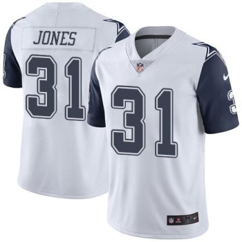 Cowboys #31 Byron Jones White Youth Stitched NFL Limited Rush Jersey Cowboys #31 Byron Jones White Youth Stitched NFL Limited Rush Jersey