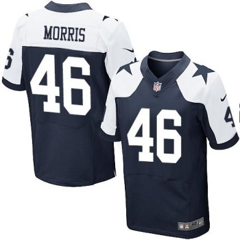 Cowboys #46 Alfred Morris Navy Blue Thanksgiving Men's Stitched NFL Throwback Elite Jersey Cowboys #46 Alfred Morris Navy Blue Thanksgiving Men's Stitched NFL Throwback Elite Jersey