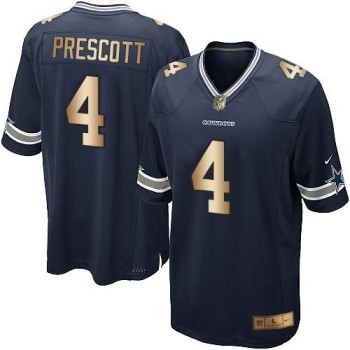 Cowboys #4 Dak Prescott Navy Blue Team Color Youth Stitched NFL Elite Gold Jersey Cowboys #4 Dak Prescott Navy Blue Team Color Youth Stitched NFL Elite Gold Jersey