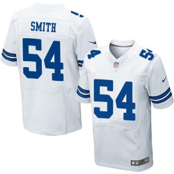 Cowboys #54 Jaylon Smith White Men's Stitched NFL Elite Jersey Cowboys #54 Jaylon Smith White Men's Stitched NFL Elite Jersey