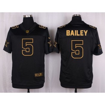 Cowboys #5 Dan Bailey Black Men's Stitched NFL Elite Pro Line Gold Collection Jersey Cowboys #5 Dan Bailey Black Men's Stitched NFL Elite Pro Line Gold Collection Jersey
