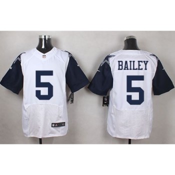 Cowboys #5 Dan Bailey White Men's Stitched NFL Elite Rush Jersey Cowboys #5 Dan Bailey White Men's Stitched NFL Elite Rush Jersey