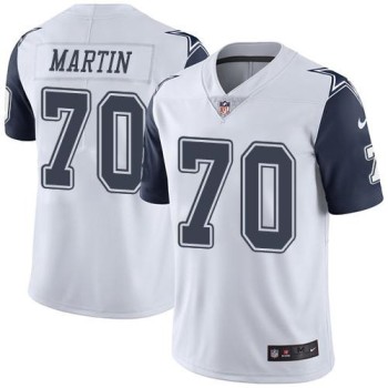 Cowboys #70 Zack Martin White Men's Stitched NFL Limited Rush Jersey Cowboys #70 Zack Martin White Men's Stitched NFL Limited Rush Jersey