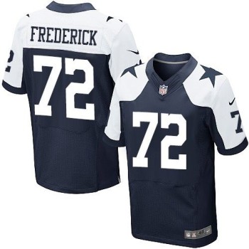 Cowboys #72 Travis Frederick Navy Blue Thanksgiving Throwback Men's Stitched NFL Elite Jersey Cowboys #72 Travis Frederick Navy Blue Thanksgiving Throwback Men's Stitched NFL Elite Jersey