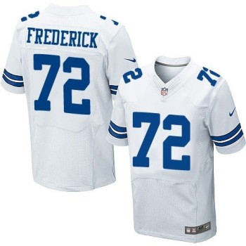 Cowboys #72 Travis Frederick White Men's Stitched NFL Elite Jersey Cowboys #72 Travis Frederick White Men's Stitched NFL Elite Jersey