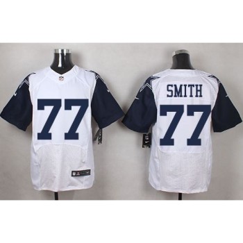 Cowboys #77 Tyron Smith White Men's Stitched NFL Elite Rush Jersey Cowboys #77 Tyron Smith White Men's Stitched NFL Elite Rush Jersey