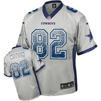 Cowboys #82 Jason Witten Grey Youth Stitched NFL Elite Drift Fashion Jersey Cowboys #82 Jason Witten Grey Youth Stitched NFL Elite Drift Fashion Jersey