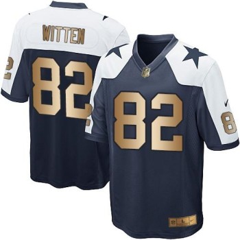 Cowboys #82 Jason Witten Navy Blue Thanksgiving Throwback Youth Stitched NFL Elite Gold Jersey Cowboys #82 Jason Witten Navy Blue Thanksgiving Throwback Youth Stitched NFL Elite Gold Jersey