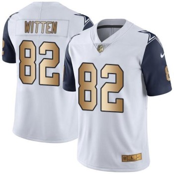 Cowboys #82 Jason Witten White Youth Stitched NFL Limited Gold Rush Jersey Cowboys #82 Jason Witten White Youth Stitched NFL Limited Gold Rush Jersey