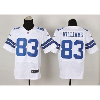 Cowboys #83 Terrance Williams White Men's Stitched NFL Elite Jersey Cowboys #83 Terrance Williams White Men's Stitched NFL Elite Jersey