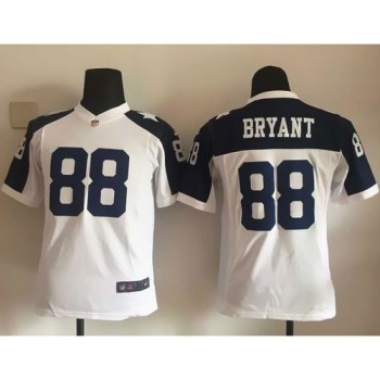 Cowboys #88 Dez Bryant White Thanksgiving Youth Throwback Stitched NFL Elite Jersey Cowboys #88 Dez Bryant White Thanksgiving Youth Throwback Stitched NFL Elite Jersey