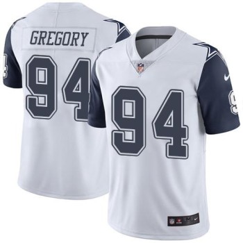 Cowboys #94 Randy Gregory White Men's Stitched NFL Limited Rush Jersey Cowboys #94 Randy Gregory White Men's Stitched NFL Limited Rush Jersey