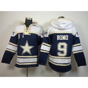 Cowboys #9 Tony Romo Blue Sawyer Hoodie Sweatshirt NFL Hoodie Cowboys #9 Tony Romo Blue Sawyer Hoodie Sweatshirt NFL Hoodie