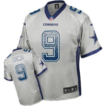 Cowboys #9 Tony Romo Grey Youth Stitched NFL Elite Drift Fashion Jersey Cowboys #9 Tony Romo Grey Youth Stitched NFL Elite Drift Fashion Jersey