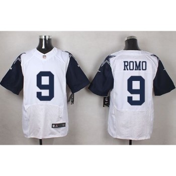 Cowboys #9 Tony Romo White Men's Stitched NFL Elite Rush Jersey Cowboys #9 Tony Romo White Men's Stitched NFL Elite Rush Jersey