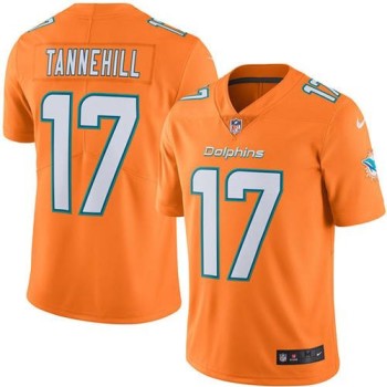 Dolphins #17 Ryan Tannehill Orange Youth Stitched NFL Limited Rush Jersey Dolphins #17 Ryan Tannehill Orange Youth Stitched NFL Limited Rush Jersey