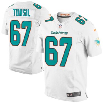 Dolphins #67 Laremy Tunsil White Men's Stitched NFL New Elite Jersey Dolphins #67 Laremy Tunsil White Men's Stitched NFL New Elite Jersey