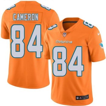 Dolphins #84 Jordan Cameron Orange Youth Stitched NFL Limited Rush Jersey Dolphins #84 Jordan Cameron Orange Youth Stitched NFL Limited Rush Jersey