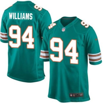 Dolphins #94 Mario Williams Aqua Green Alternate Youth Stitched NFL Elite Jersey Dolphins #94 Mario Williams Aqua Green Alternate Youth Stitched NFL Elite Jersey