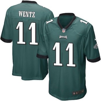 Eagles #11 Carson Wentz Midnight Green Team Color Youth Stitched NFL New Elite Jersey Eagles #11 Carson Wentz Midnight Green Team Color Youth Stitched NFL New Elite Jersey