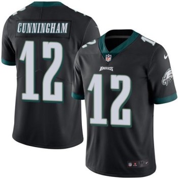 Eagles #12 Randall Cunningham Black Youth Stitched NFL Limited Rush Jersey Eagles #12 Randall Cunningham Black Youth Stitched NFL Limited Rush Jersey