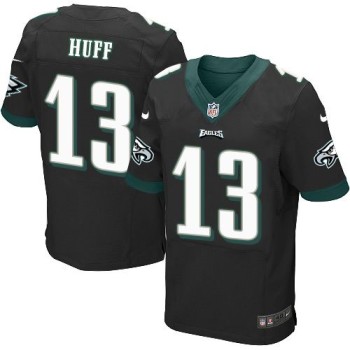 Eagles #13 Josh Huff Black Alternate Men's Stitched NFL New Elite Jersey Eagles #13 Josh Huff Black Alternate Men's Stitched NFL New Elite Jersey