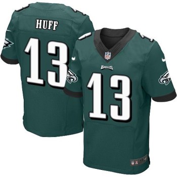 Eagles #13 Josh Huff Midnight Green Team Color Men's Stitched NFL New Elite Jersey Eagles #13 Josh Huff Midnight Green Team Color Men's Stitched NFL New Elite Jersey