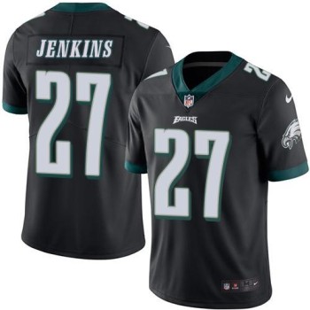 Eagles #27 Malcolm Jenkins Black Men's Stitched NFL Limited Rush Jersey Eagles #27 Malcolm Jenkins Black Men's Stitched NFL Limited Rush Jersey