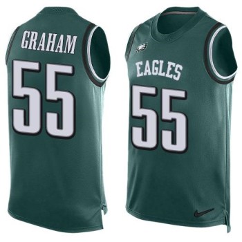 Eagles #55 Brandon Graham Midnight Green Team Color Men's Stitched NFL Limited Tank Top Jersey