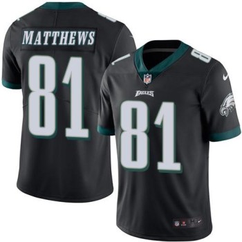 Eagles #81 Jordan Matthews Black Youth Stitched NFL Limited Rush Jersey Eagles #81 Jordan Matthews Black Youth Stitched NFL Limited Rush Jersey