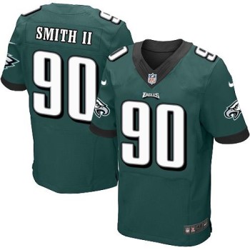 Eagles #90 Marcus Smith II Midnight Green Team Color Men's Stitched NFL Elite Jersey Eagles #90 Marcus Smith II Midnight Green Team Color Men's Stitched NFL Elite Jersey