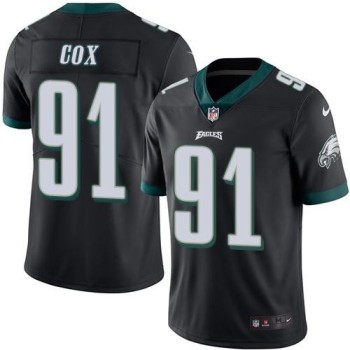 Eagles #91 Fletcher Cox Black Men's Stitched NFL Limited Rush Jersey Eagles #91 Fletcher Cox Black Men's Stitched NFL Limited Rush Jersey