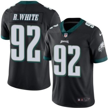 Eagles #92 Reggie White Black Men's Stitched NFL Limited Rush Jersey Eagles #92 Reggie White Black Men's Stitched NFL Limited Rush Jersey
