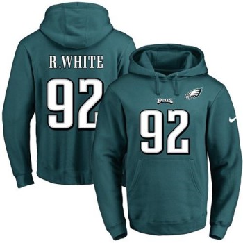 Eagles #92 Reggie White Midnight Green Name & Number Pullover NFL Hoodie