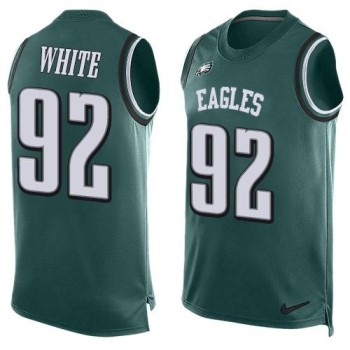 Eagles #92 Reggie White Midnight Green Team Color Men's Stitched NFL Limited Tank Top Jersey Eagles #92 Reggie White Midnight Green Team Color Men's Stitched NFL Limited Tank Top Jersey