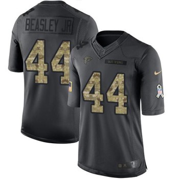 Falcons #44 Vic Beasley Jr Black Men's Stitched NFL Limited 2016 Salute To Service Jersey Falcons #44 Vic Beasley Jr Black Men's Stitched NFL Limited 2016 Salute To Service Jersey